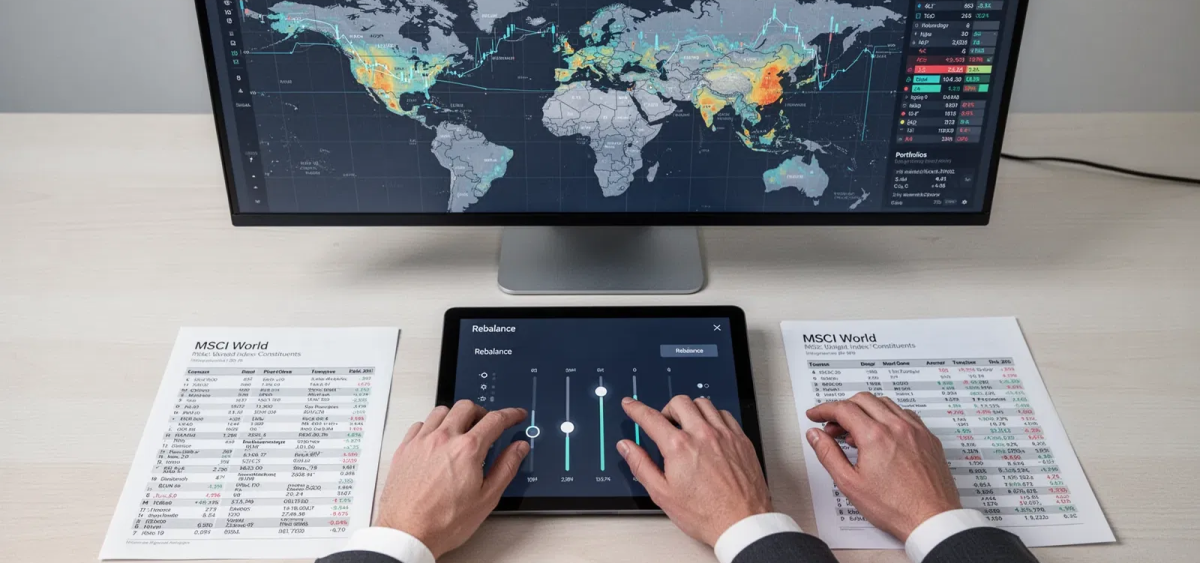 Beitragsbild zu iShares MSCI World ETF: Rebalancing