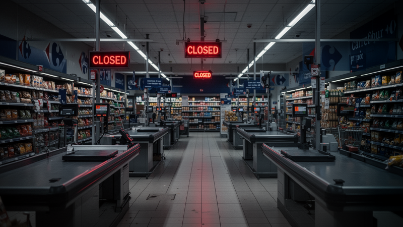 Beitragsbild zu CAC 40: Carrefour bremst Index