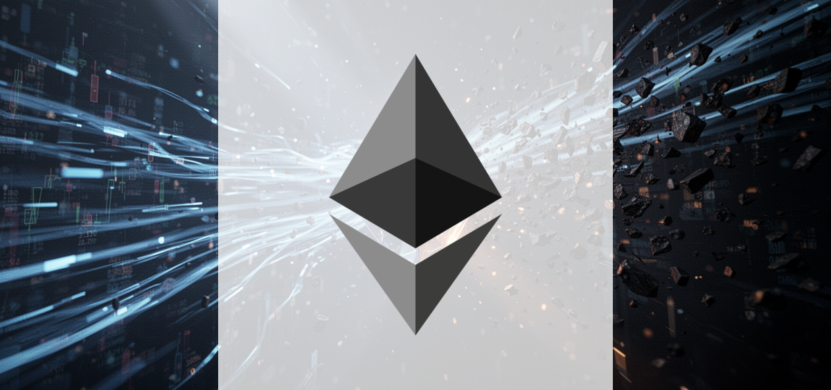 Beitragsbild zu Ethereum: Verkaufsdruck trifft Zuflüsse