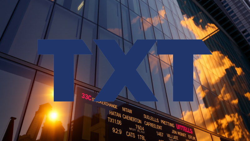 Beitragsbild zu Textron Aktie: Zwischen Auftrag und Analystenskepsis