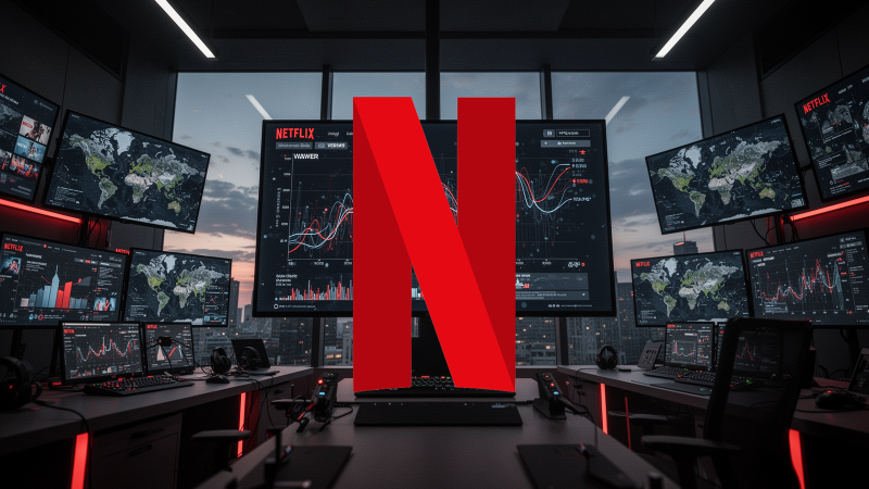 Beitragsbild zu Netflix Aktie: Bieterschlacht spitzt sich zu