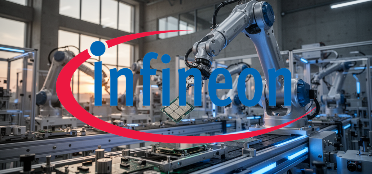 Beitragsbild zu Infineon Aktie: Roboter-Coup im Blick