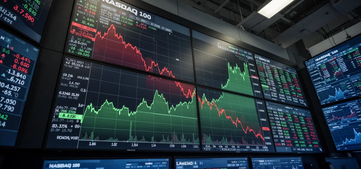 Beitragsbild zu NASDAQ 100: Fed bremst Erholung