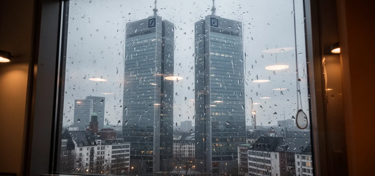 Beitragsbild zu Deutsche Bank Aktie: Rekordgewinn, trüber Ausblick