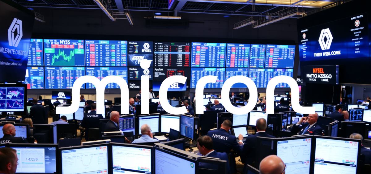 Beitragsbild zu Micron Aktie: KI-Boom treibt Rekorde
