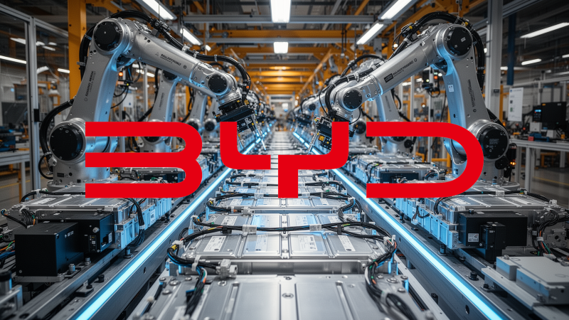 Beitragsbild zu BYD Aktie: Starkes Umsatzwachstum!
