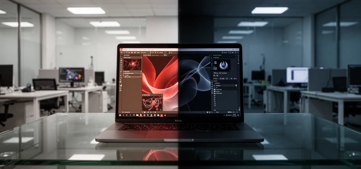 Beitragsbild zu Adobe Aktie: Doppelte Bedrohung