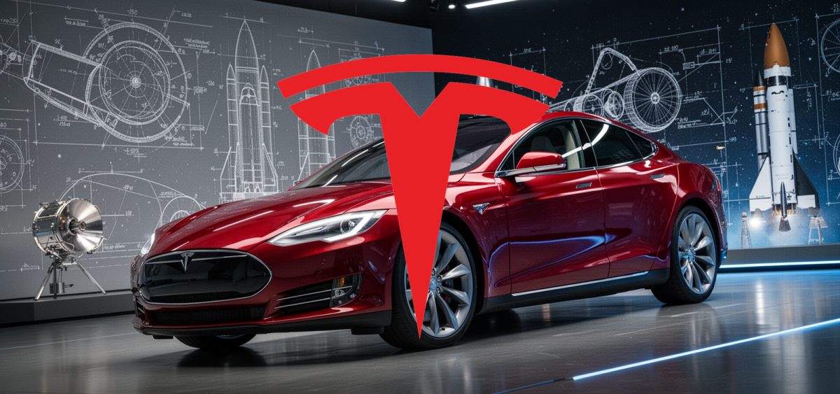 Beitragsbild zu Tesla Aktie: SpaceX-Fantasie treibt