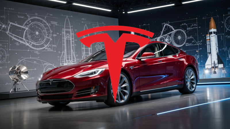 Beitragsbild zu Tesla Aktie: SpaceX-Fantasie treibt