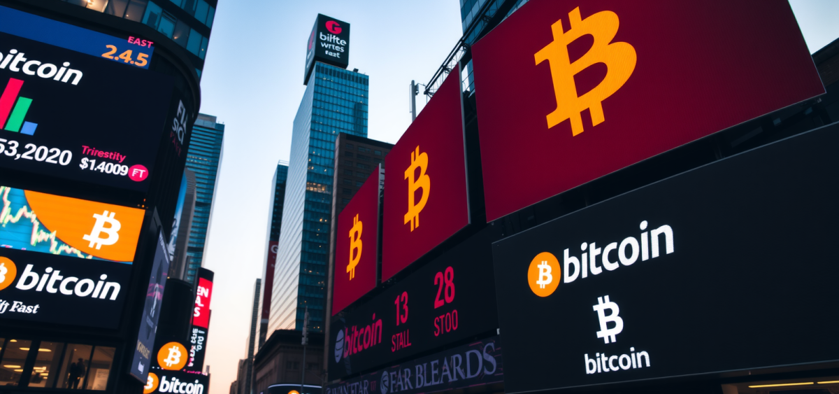 Beitragsbild zu Bitcoin: Geopolitik sorgt für Druck