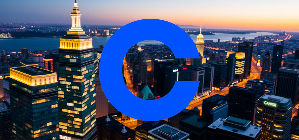 Beitragsbild zu Coinbase Aktie: Anleger strafen Strategie ab