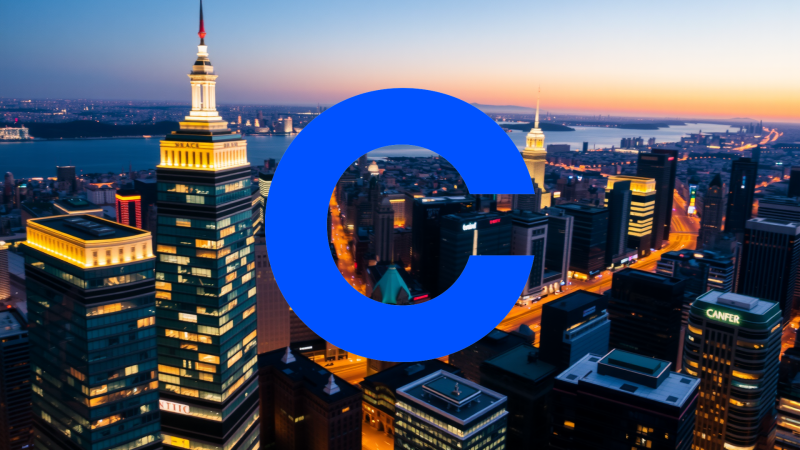 Beitragsbild zu Coinbase Aktie: Anleger strafen Strategie ab