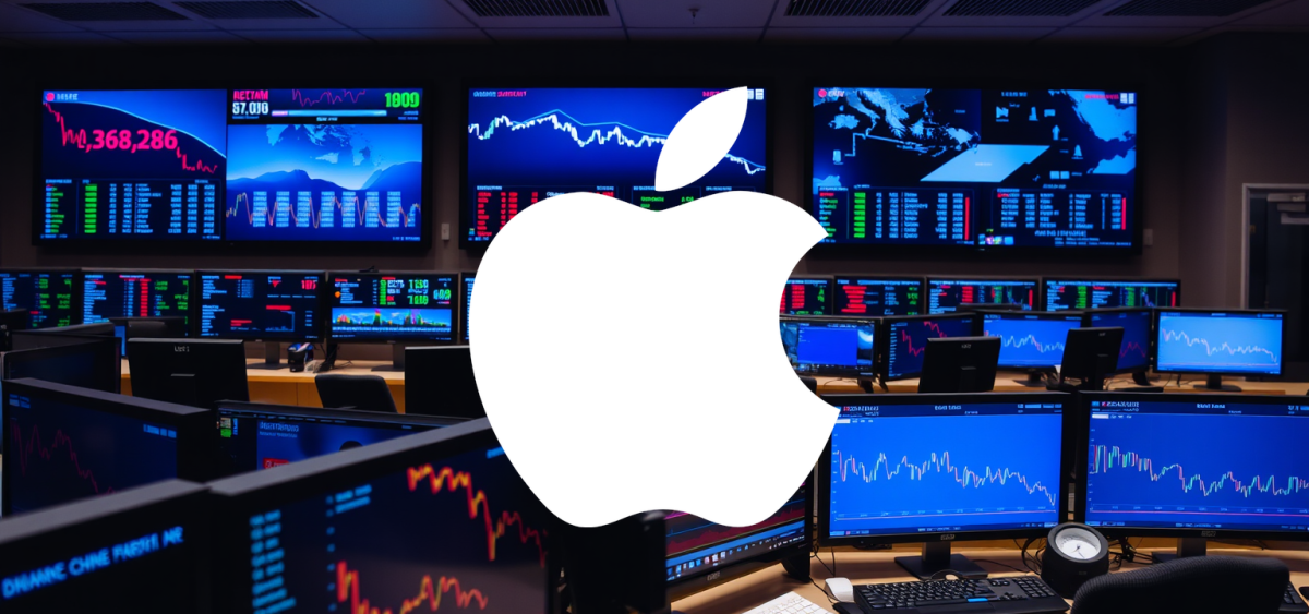 Beitragsbild zu Apple Aktie: Dreifach-Schlag erschüttert Konzern