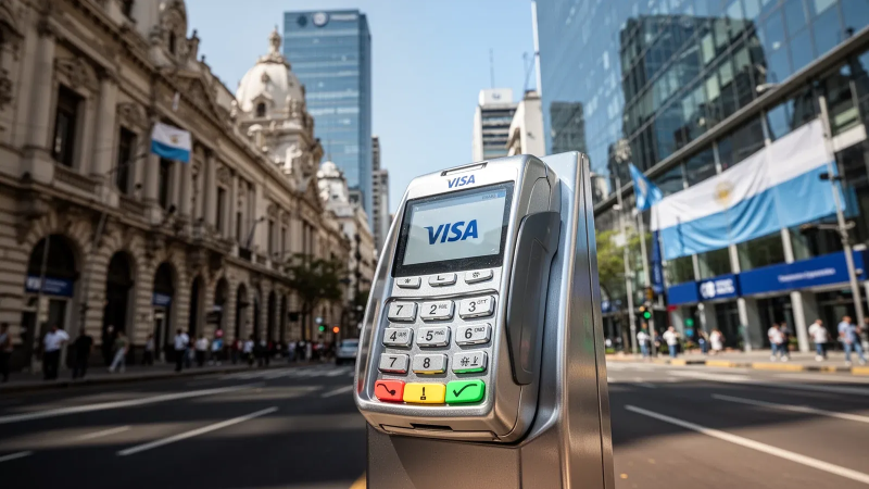 Beitragsbild zu Visa Aktie: Doppelschlag in Argentinien