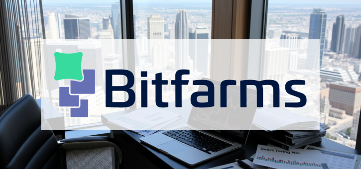 Beitragsbild zu Bitfarms: Absturz mit Ansage