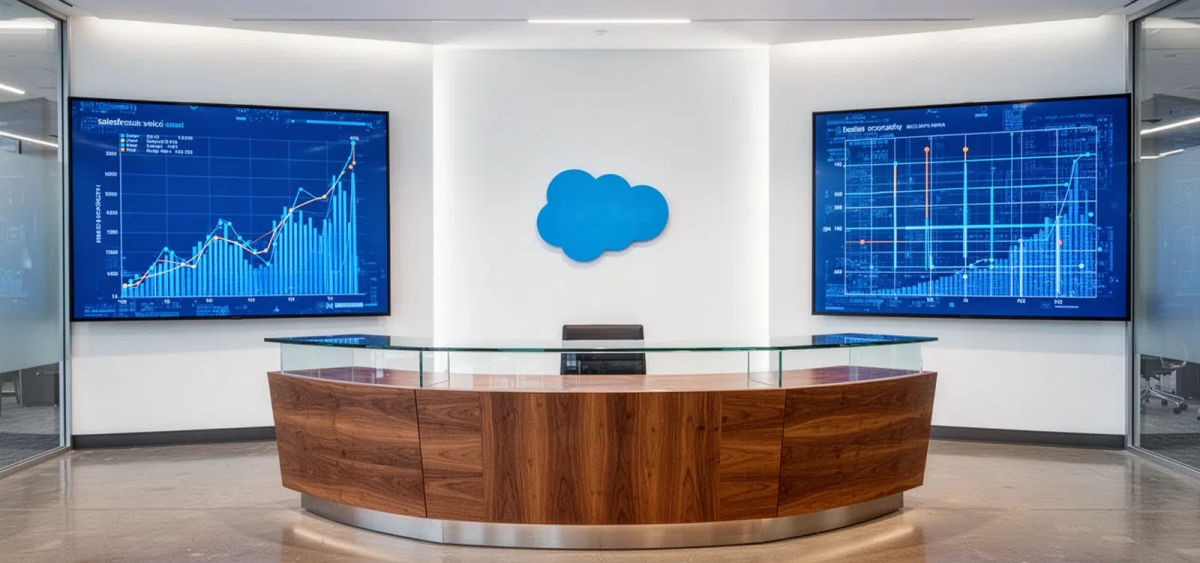 Beitragsbild zu Salesforce Aktie: Zwei Signale