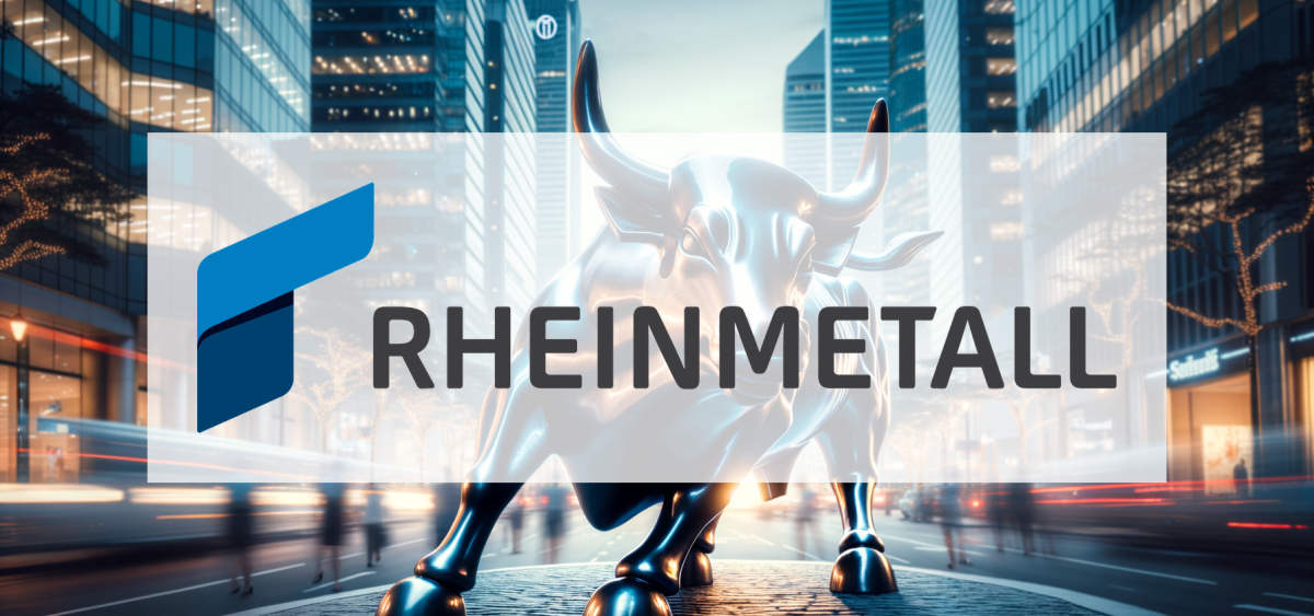 Beitragsbild zu Rheinmetall Aktie: Rüstungs-Rally geht weiter!